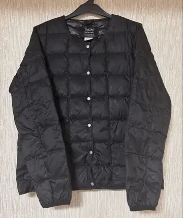 TAION 이너 다운 자켓 L 블랙 블랙