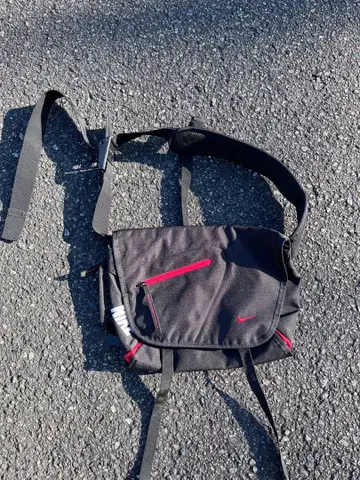 nike 00s messenger bag tech Y2K black