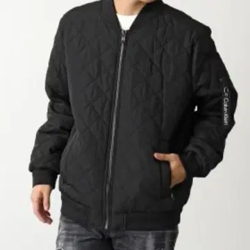 [ M ] 캘빈클라인 충전솜 퀼팅 자켓 MA1/BLACK