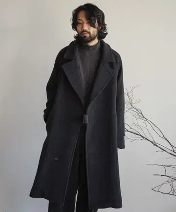 [ shiun ] TIELOCKEN MELTON COAT XS