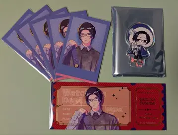 브레마이 세츠미 시즈카 사진풍 카드 아크릴 스탠드 특전