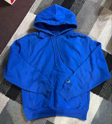 Champion Premium Reverse Weave 후드티 파랑