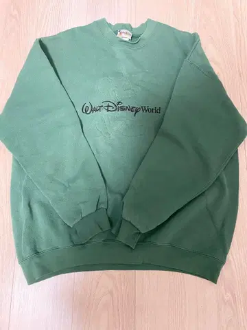 디즈니 맨투맨 트레이닝복 그린 미키 디즈니월드