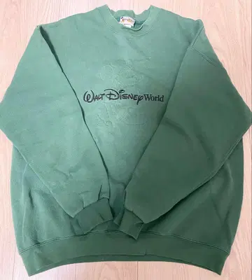 디즈니 맨투맨 트레이닝복 그린 미키 디즈니월드