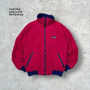 80s90s 구제 의류 랜즈엔드 스콜 자켓 웜업 자켓 M 짧은 기장