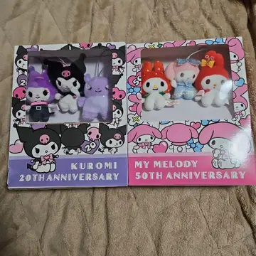 마이멜로디 & 쿠로미 북박스 마스코트 세트