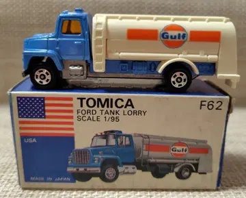 토미카 파랑 상자 F62 포드 탱크 로리 일본제 당시물