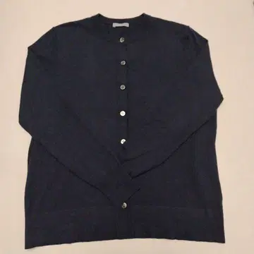 띠어리 럭스 가디건 38 네이비