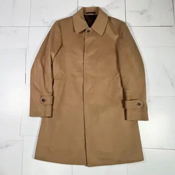 새상품급 산요 스텐카라 코트 슈퍼 180 울 100% 카멜