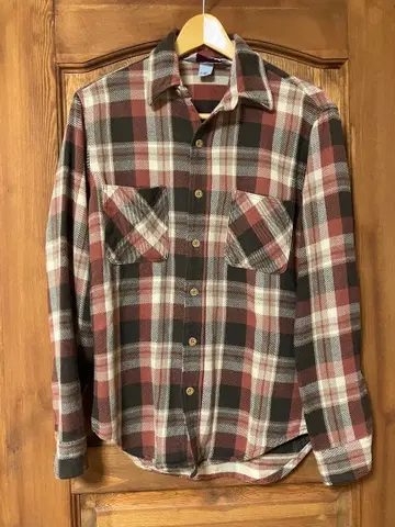 80s BIGMAC 플란넬 셔츠 좋은 배색