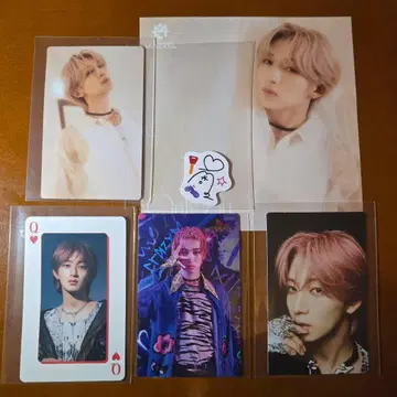 MAZZEL NAOYA 나오야 트레이딩 카드 스티커 세트