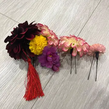 성인식 결혼식 머리 장식 헤어 액세서리 3종 세트