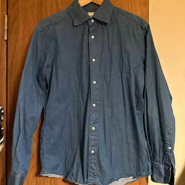 착용 횟수 적음 SHIPS 데님 셔츠 긴팔