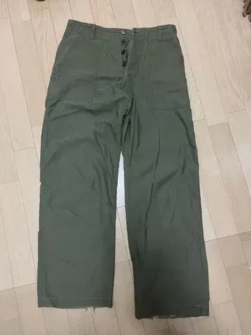 50s 베이커 팬츠 월계수 버튼 13 스타 버튼 사이드 조절