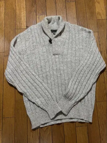 플라잉 스코츠맨 90s USA제 리브 숄카라 두꺼운 스웨터