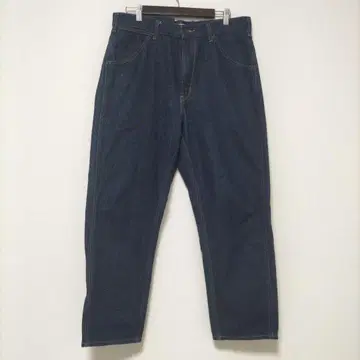 UNIQLO U 다크 네이비 데님 와이드 테이퍼드