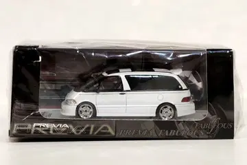 MORTAL 1/64 도요타 프레비아 커스텀 화이트
