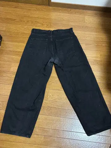 GAP 블랙 와이드 팬츠 32-32