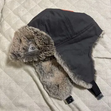 [ 새상품 ] 폴러/밀리터리 이어 플랩 캡/그레이 x 베이지