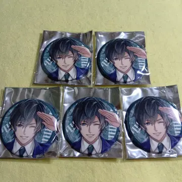 아서 캔뱃지 5개 세트 이케멘 뱀파이어 이즈하코네 철도 ver