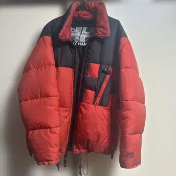 헬리 한센 다운 자켓 레드/블랙