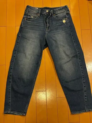 GAP 데미지 가공 BARREL JEAN