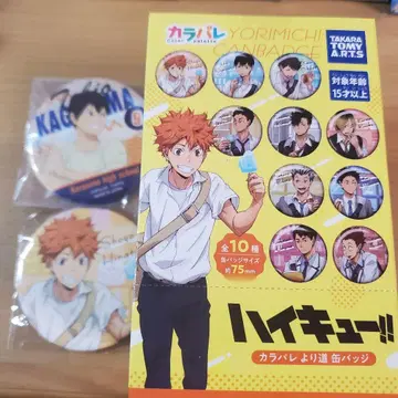 상자는 접습니다. 하이큐!! 캔뱃지