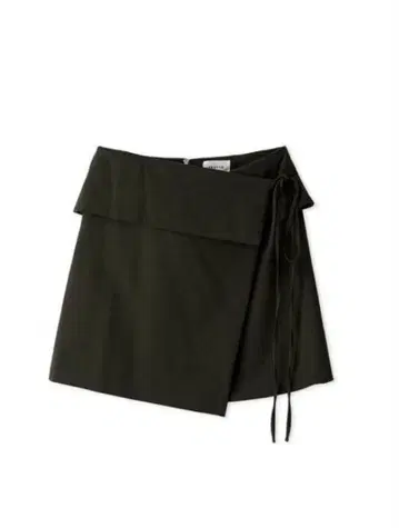 FRAY I.D 랩 디자인 미니 스커트