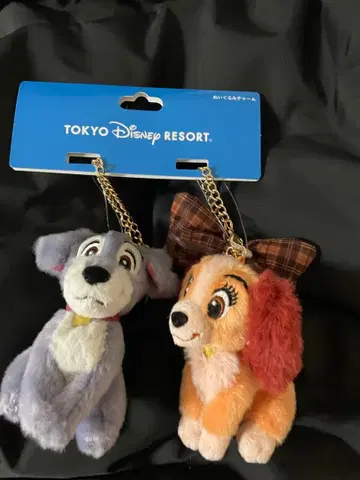 택 포함 새상품 디즈니 101마리 달마시안 레이디 트럼프 봉제 인형 참