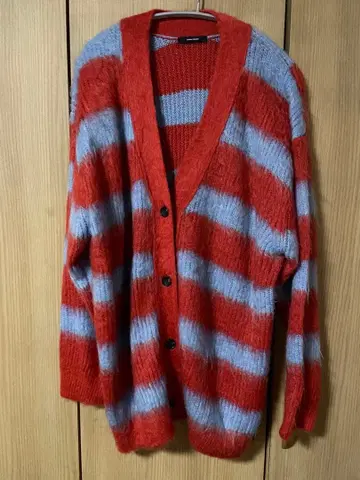 JOURNAL STANDARD 빨파 스트라이프 가디건