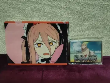 체인소 맨 파워 오로라 리플렉션 아크릴 스탠드 클리어 파일