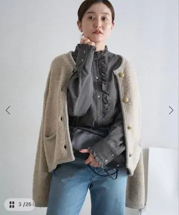 IENA 보아 니트 가디건