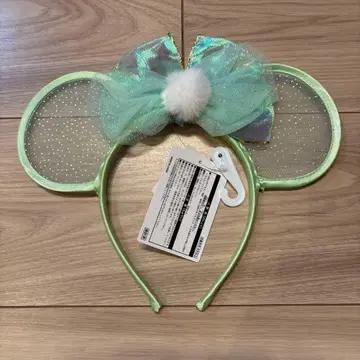 디즈니 미니 팅커벨 그린 옐로우 그린 머리띠