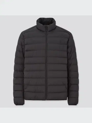 유니클로 울트라 라이트 다운 자켓 남성용 L 사이즈 블랙