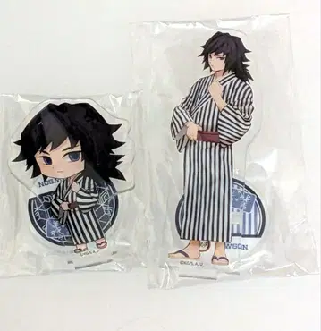 귀멸의 칼날 로손 중국 한정판 아크릴 스탠드 유카타 토미오카 기유