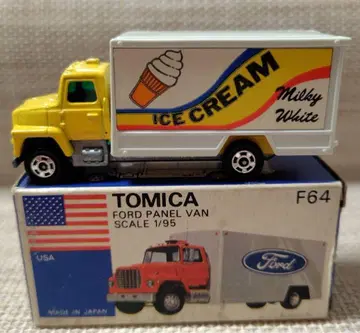 토미카 파랑 상자 F64 포드 패널 밴 일본제 당시물
