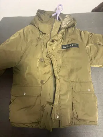 AVIREX LTD. 후드 부착 자켓 L 사이즈 올리브