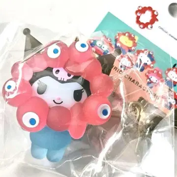 쿠로미 클리어 산리오 미야쿠미야쿠 변신 입체 마스코트 키링 새상품