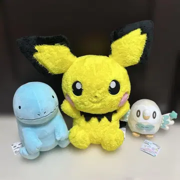 포켓몬 봉제 인형 라프라스, 피츄, 모쿠로