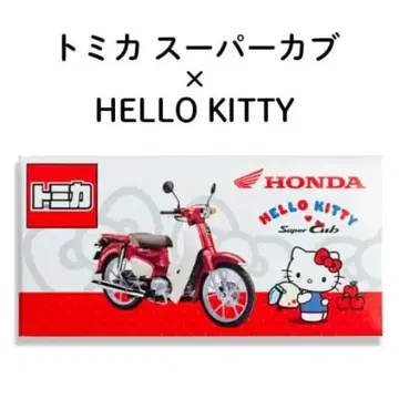 [ Honda 오리지널 ] 한정판 토미카 혼다 슈퍼커브 x 헬로키티