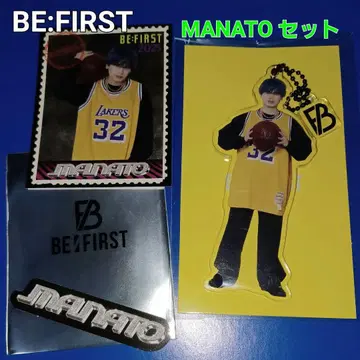 BE:FIRST GRIT MANATO 아크릴 키링, 스티커 세트