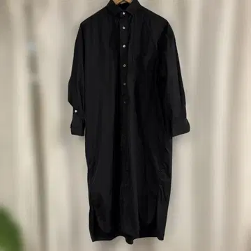 TICCA 블랙 셔츠 원피스 긴팔