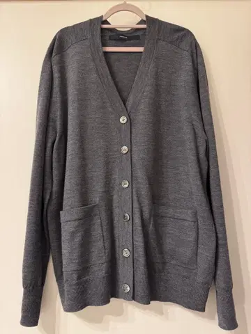 프레임워크 그레이 V넥 가디건