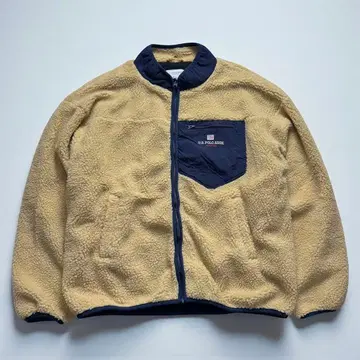 U.S. POLO ASSN. 보아 플리스 풀집업 자켓 LL 구제 의류
