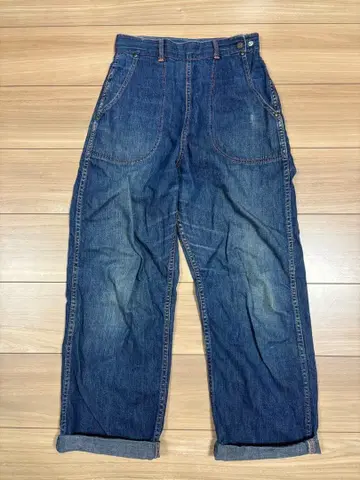 빈티지 런치 팬츠 60s 50s 세로 떨어짐