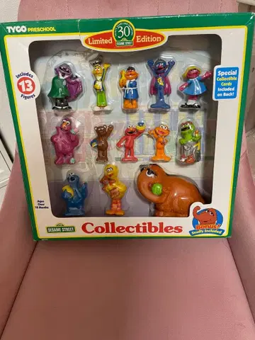 세서미 스트릿 30주년 기념 피규어 세트 키마마마 완구