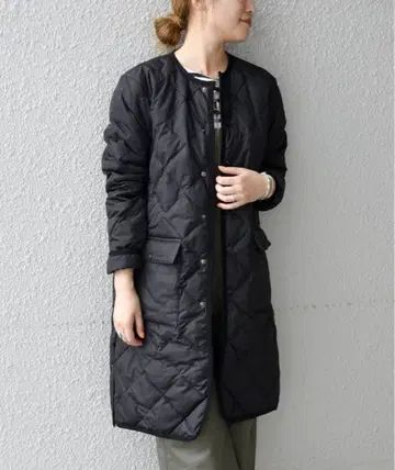 SHIPS any 별주 TAION 퀼팅 코트