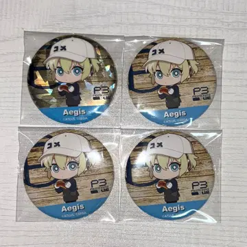 페르소나 아이기스 알베이커 콜라보 캔뱃지 홀로