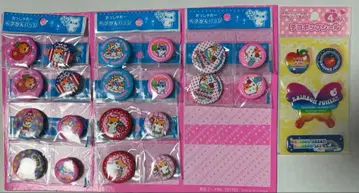 햄스터 캔뱃지 레인보우 나비 씰 뽀뽀 씰 헤이세이 레트로