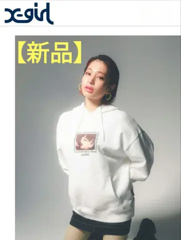[새상품] X-girl 후드티 M사이즈